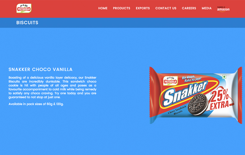 Priyagold Website screenshot 3